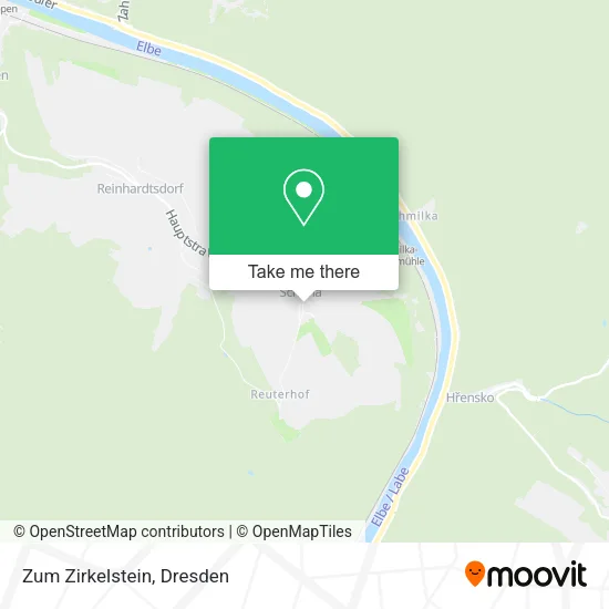 Карта Zum Zirkelstein