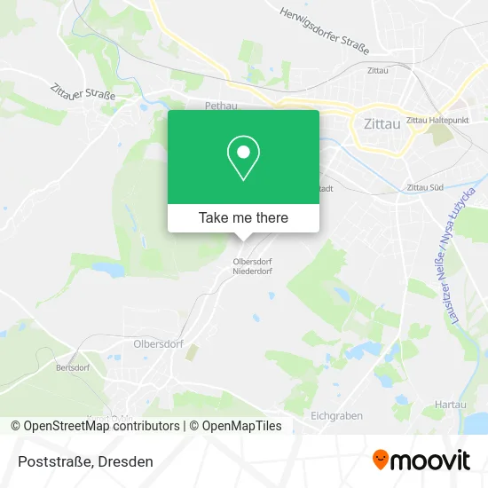 Карта Poststraße