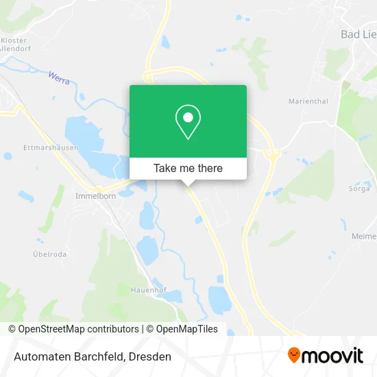 Карта Automaten Barchfeld