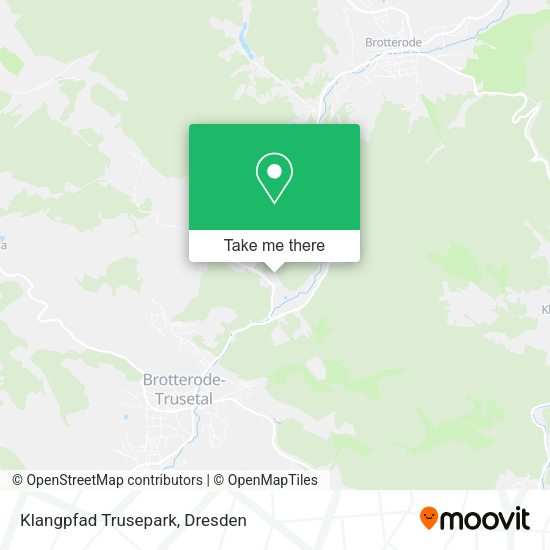 Карта Klangpfad Trusepark