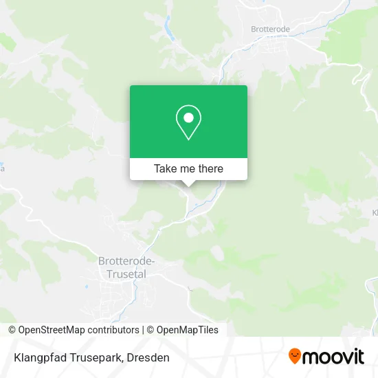 Карта Klangpfad Trusepark