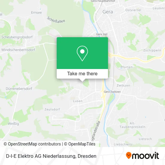Карта D-I-E Elektro AG Niederlassung