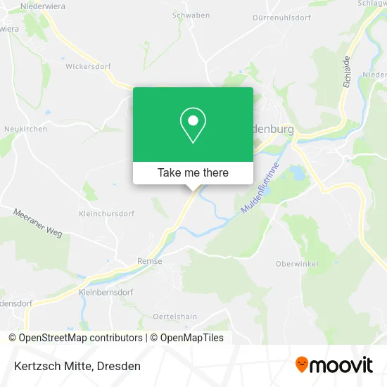 Карта Kertzsch Mitte