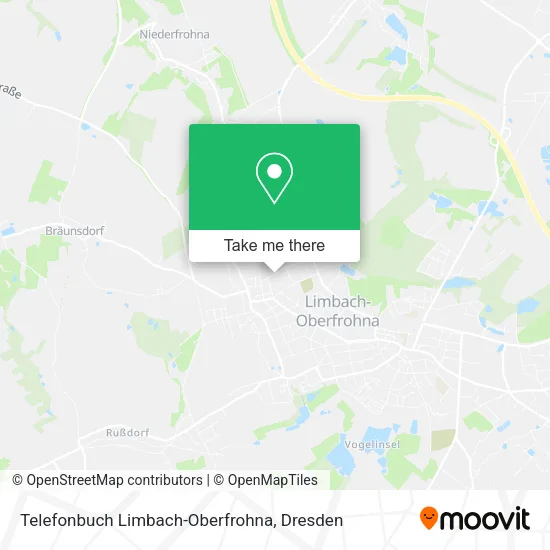Карта Telefonbuch Limbach-Oberfrohna
