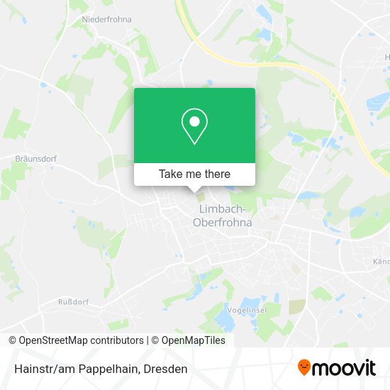 Карта Hainstr/am Pappelhain