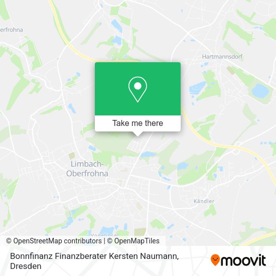 Карта Bonnfinanz Finanzberater Kersten Naumann