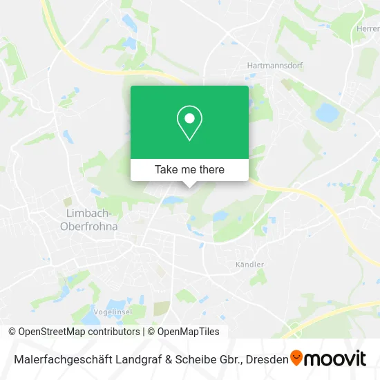 Карта Malerfachgeschäft Landgraf & Scheibe Gbr.