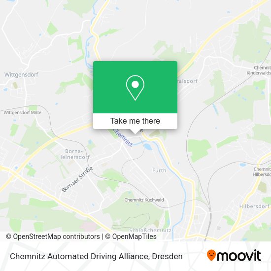 Карта Chemnitz Automated Driving Alliance