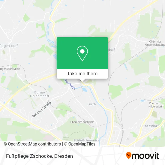 Карта Fußpflege Zschocke