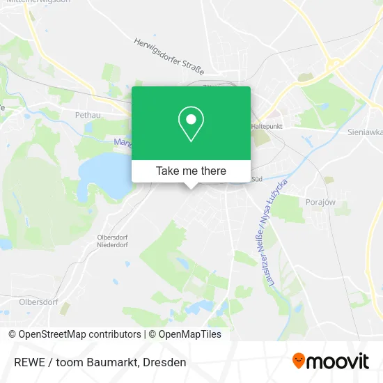 Карта REWE / toom Baumarkt