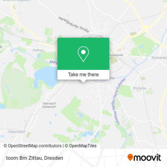 Карта toom Bm Zittau