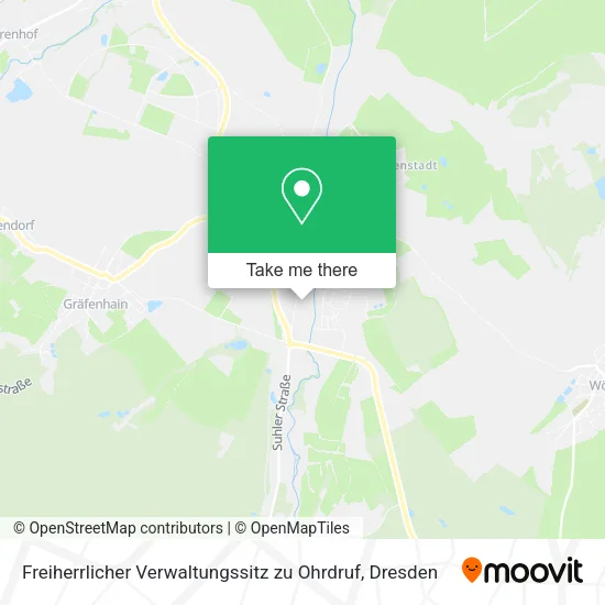 Карта Freiherrlicher Verwaltungssitz zu Ohrdruf
