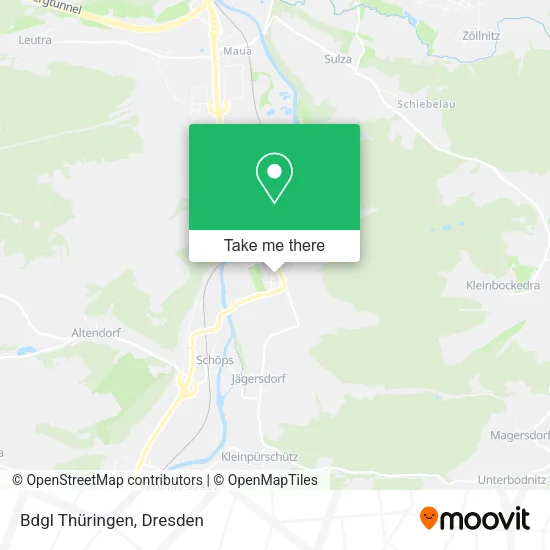 Карта Bdgl Thüringen