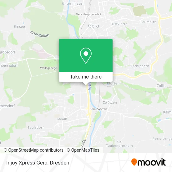 Injoy Xpress Gera map