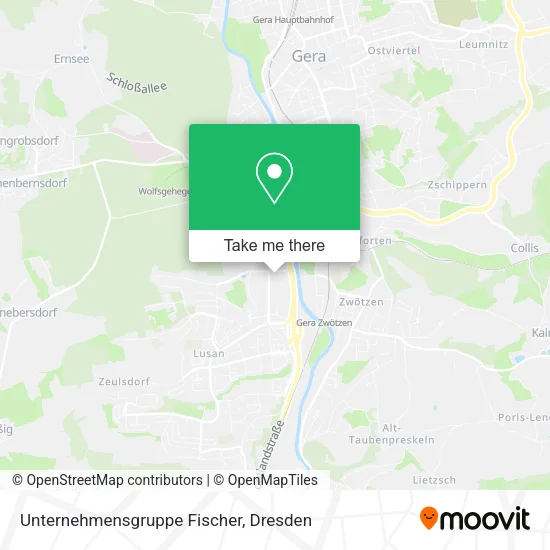 Карта Unternehmensgruppe Fischer