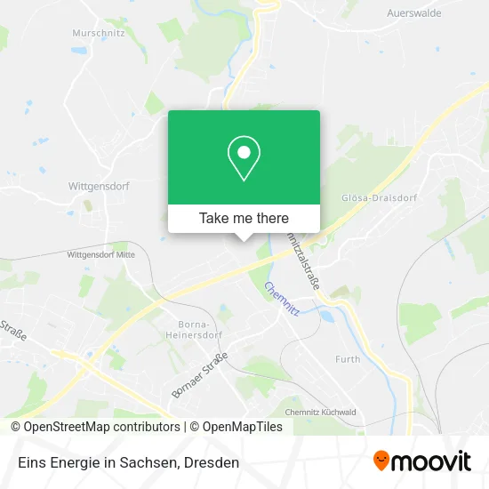 Карта Eins Energie in Sachsen