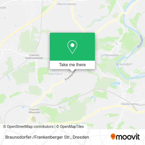 Карта Braunsdorfer- / Frankenberger Str.