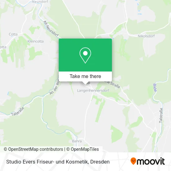 Карта Studio Evers Friseur- und Kosmetik