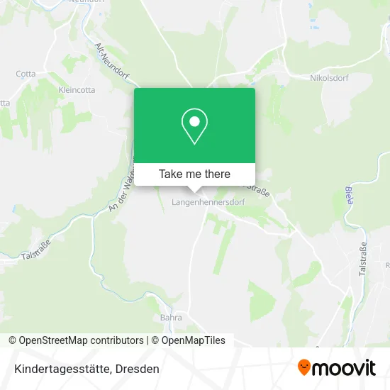 Карта Kindertagesstätte