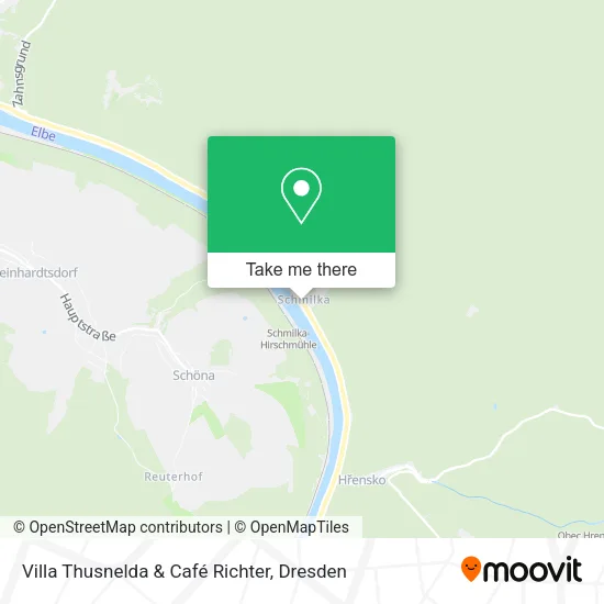 Карта Villa Thusnelda & Café Richter