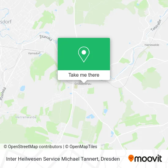 Карта Inter Heilwesen Service Michael Tannert