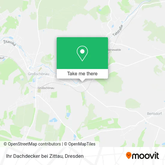 Карта Ihr Dachdecker bei Zittau