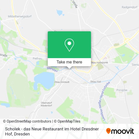 Карта Scholek - das Neue Restaurant im Hotel Dresdner Hof