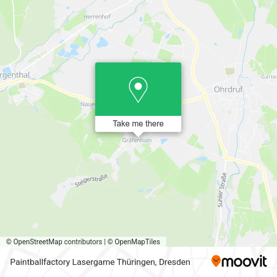 Карта Paintballfactory Lasergame Thüringen
