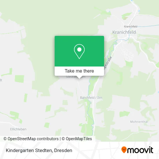 Kindergarten Stedten map