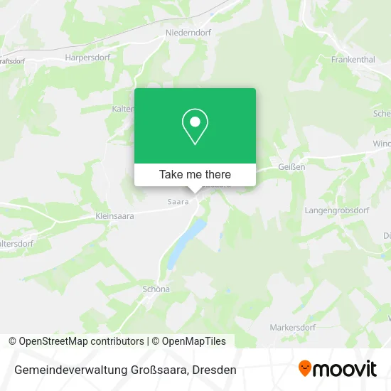 Карта Gemeindeverwaltung Großsaara