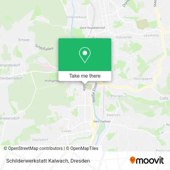 Карта Schilderwerkstatt Kalwach