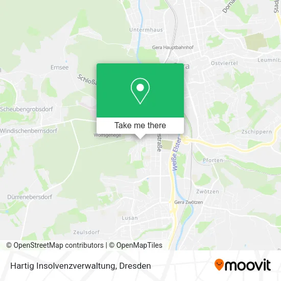 Карта Hartig Insolvenzverwaltung