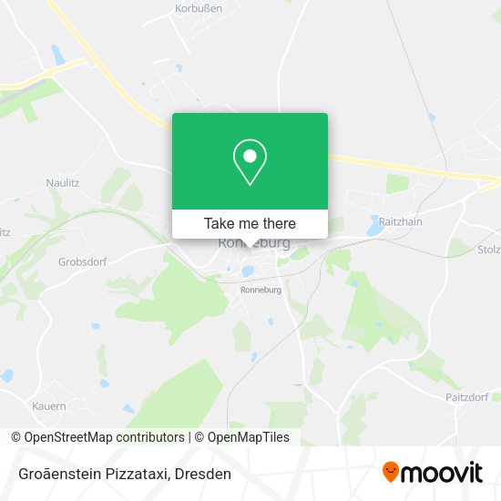 Карта Groãenstein Pizzataxi