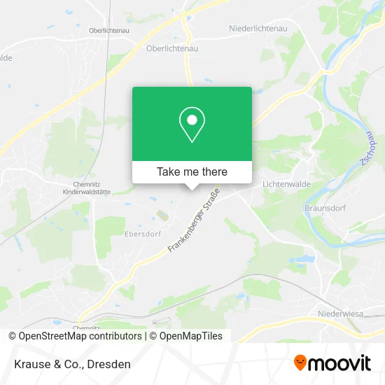 Карта Krause & Co.