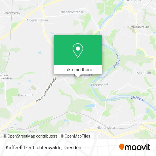 Карта Kaffeeflitzer Lichtenwalde