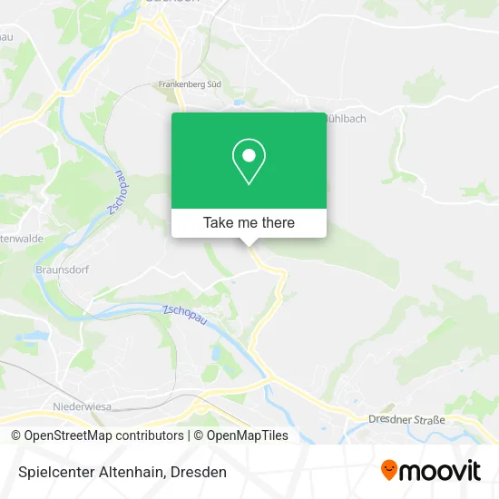 Карта Spielcenter Altenhain