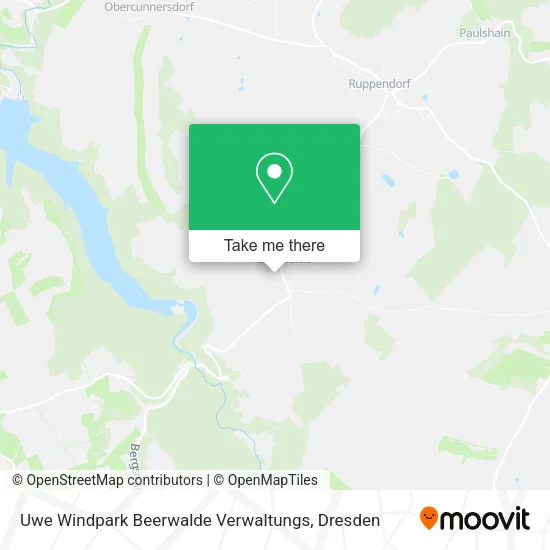Карта Uwe Windpark Beerwalde Verwaltungs