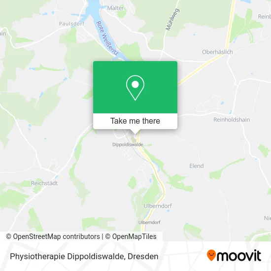 Карта Physiotherapie Dippoldiswalde