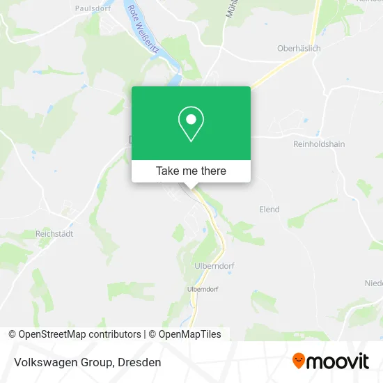 Карта Volkswagen Group