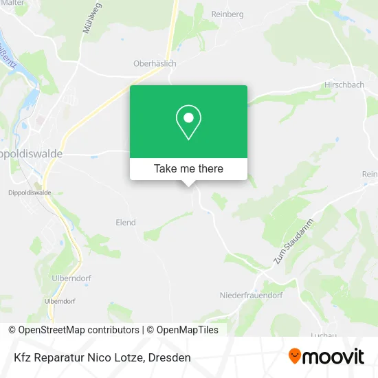 Карта Kfz Reparatur Nico Lotze
