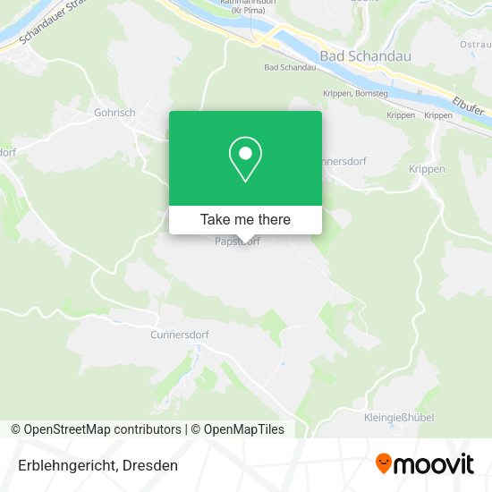 Карта Erblehngericht