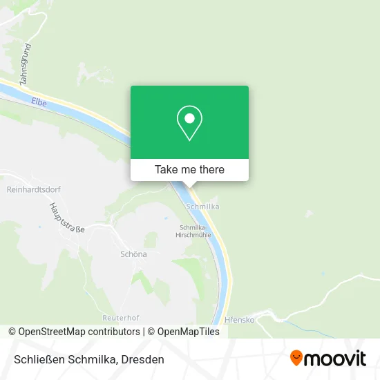 Карта Schließen Schmilka