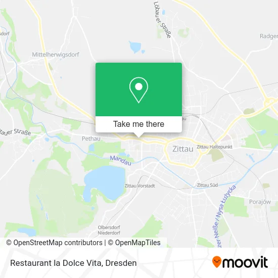 Карта Restaurant la Dolce Vita