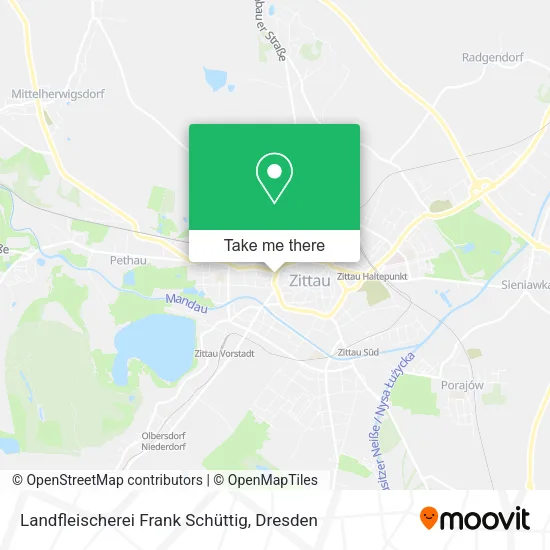 Landfleischerei Frank Schüttig map