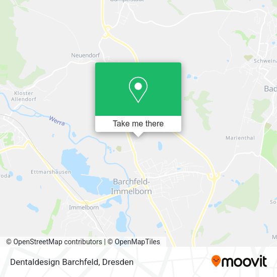 Карта Dentaldesign Barchfeld