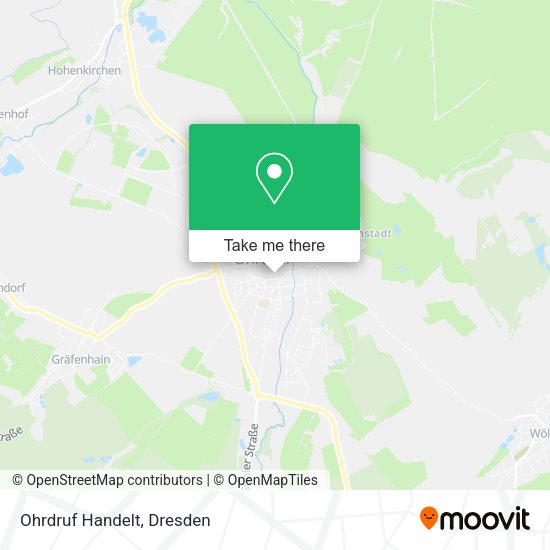 Карта Ohrdruf Handelt