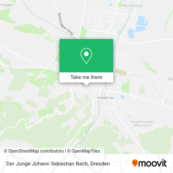 Карта Der Junge Johann Sebastian Bach