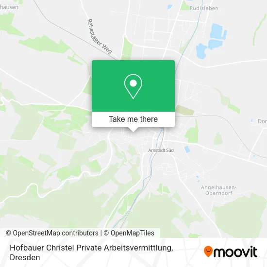 Карта Hofbauer Christel Private Arbeitsvermittlung