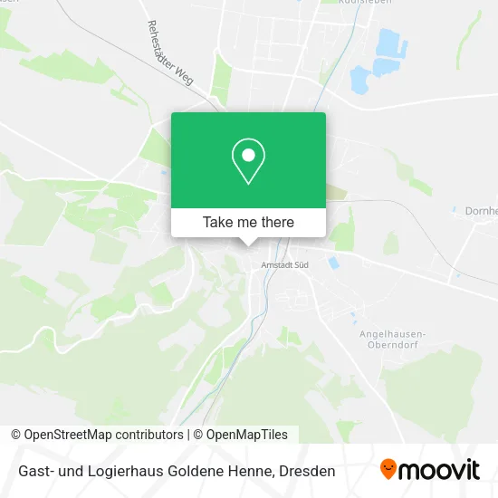 Gast- und Logierhaus Goldene Henne map