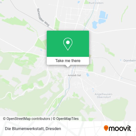 Карта Die Blumenwerkstatt